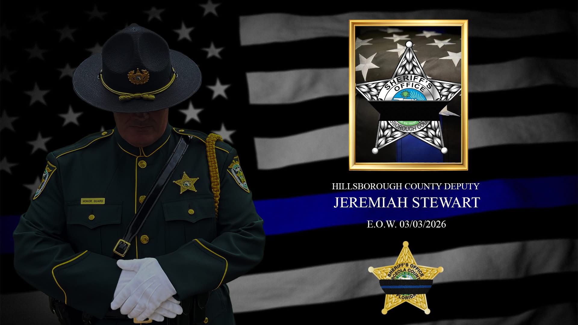 In Loving Memory of Deputy Jeremiah Stewart